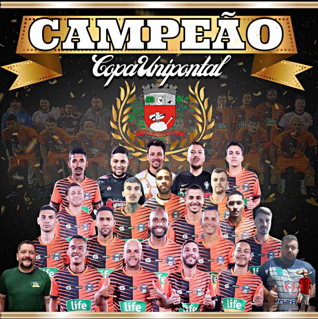 Presidente Prudente e campeão da Copa Unipontal de Futebol Society