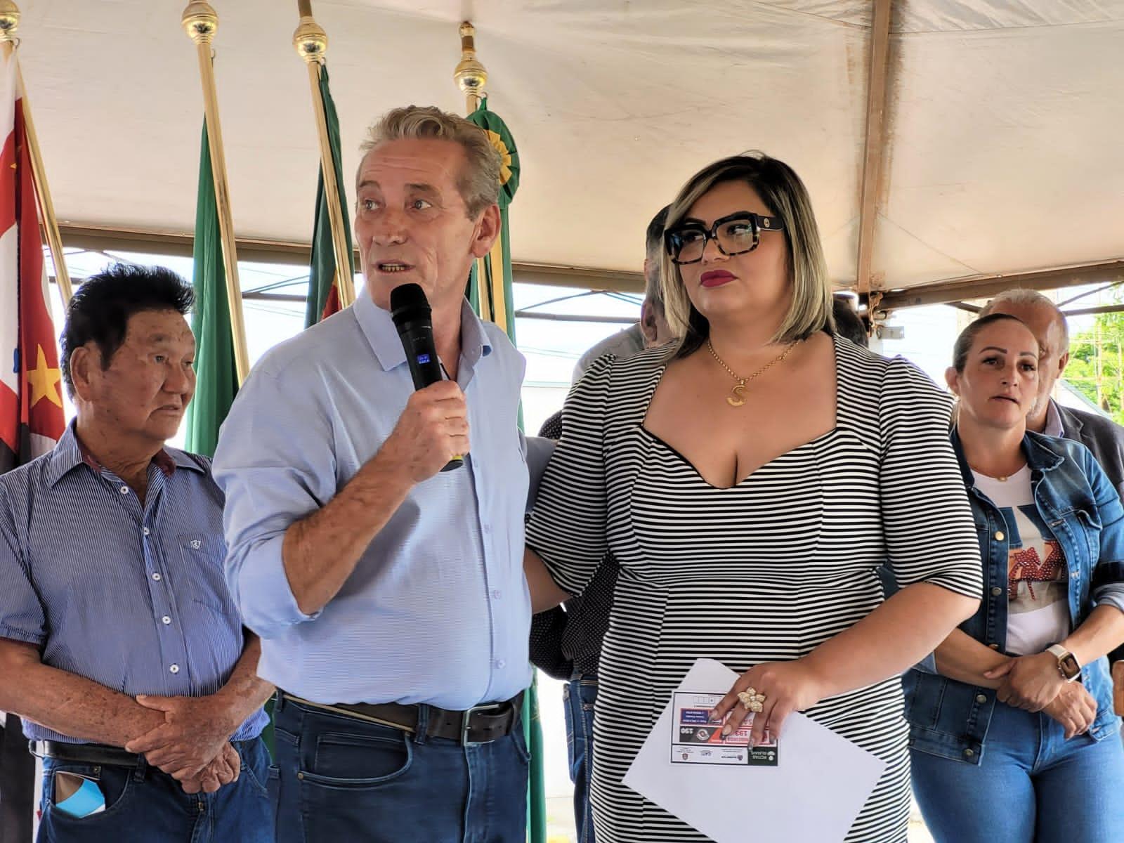 Prefeito Ed Thomas esteve em Caiabu representando todos os prefeitos da Unipontal no lançamento do Selo Rotas Rurais