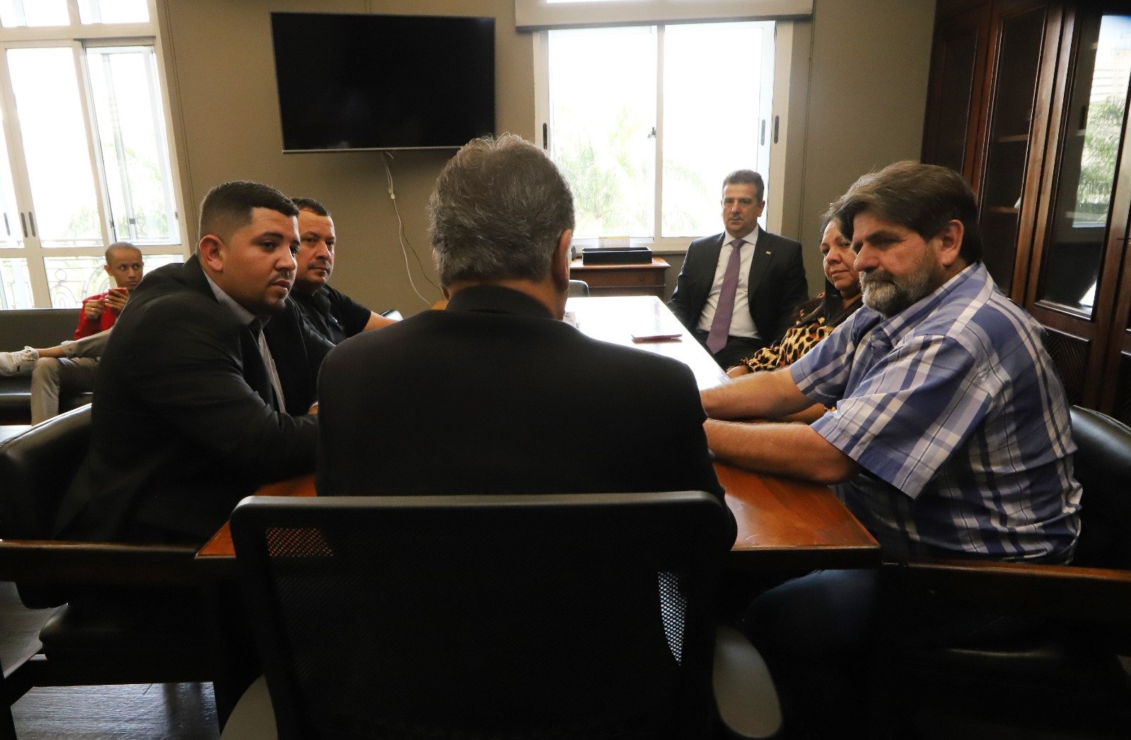 Audiência com o secretário da agricultura Antônio Júlio Junqueira de Queiroz