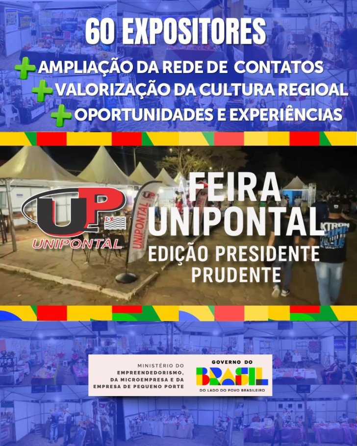 Com apoio do MEMP, Feira Unipontal Prudente encerra com chave de ouro