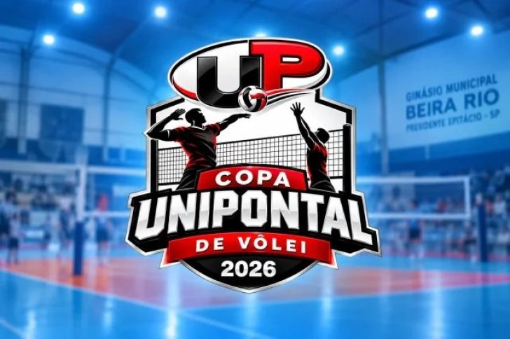 Copa Unipontal de Vôlei 2026 reúne equipes de quatro municípios neste sábado em Presidente Epitácio