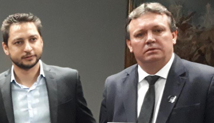 PRESIDENTE DA UNIPONTAL AGENDA REUNIÃO COM SECRETÁRIO VINHOLI