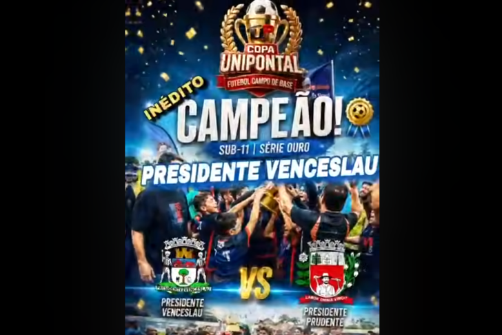 Final da Copa Unipontal de Futebol de Campo Sub-11 Série Ouro