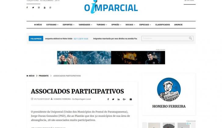 Jornal Imparcial destaca ações da Unipontal