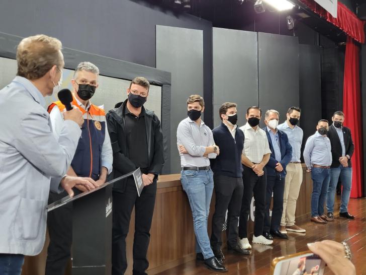 O governador João Dória esteve em Presidente Prudente