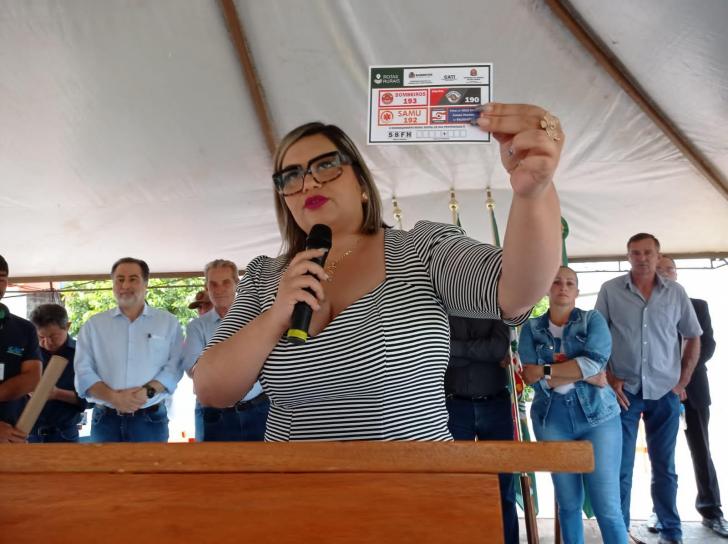 Prefeito Ed Thomas esteve em Caiabu representando todos os prefeitos da Unipontal no lançamento do Selo Rotas Rurais