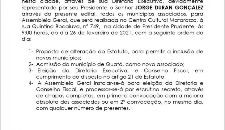 Unipontal divulga edital para eleição da nova diretoria