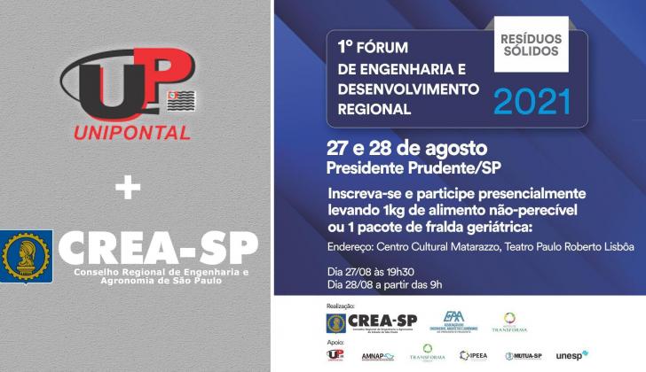 Unipontal firma acordo de cooperação com Crea-SP