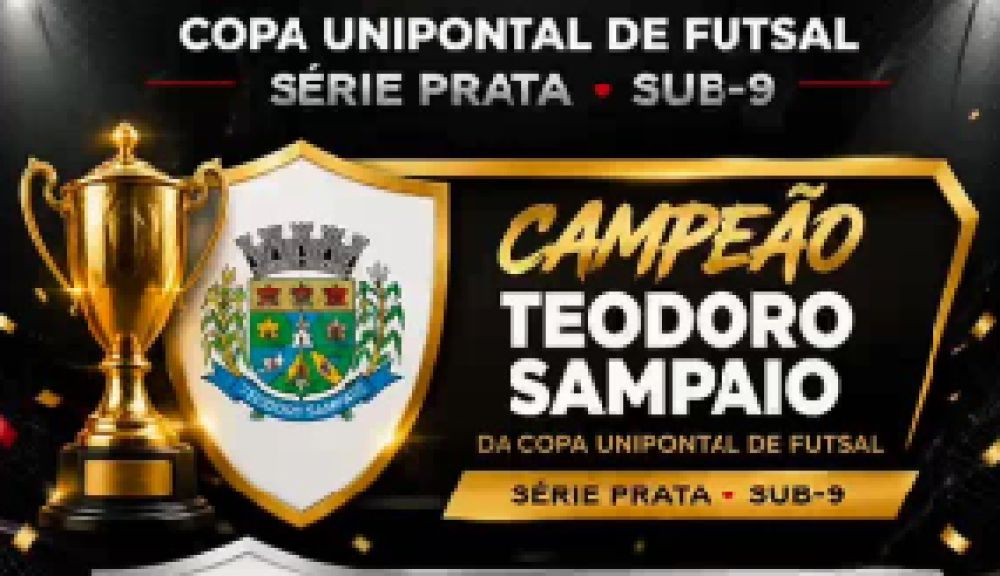 Video Oficial da final da Copa Unipontal de Futsal Sub-9 Série Prata 2026
