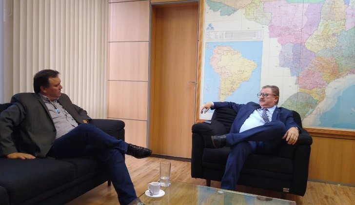 Duran se reúne com  Secretário de Assuntos Fundiários Nabhan Garcia