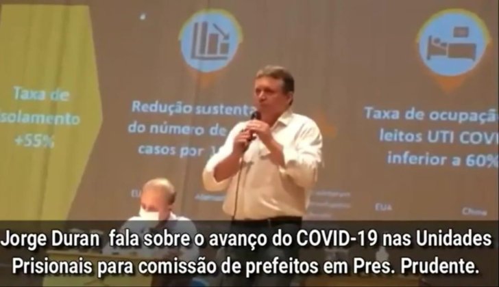 Unipontal defende plano contra covid-19 no sistema prisional