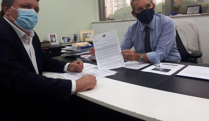 COVID-19  UNIPONTAL OFICIA SECRETÁRIO DE DESENVOLVIMENTO REGIONAL E PEDE EVOLUÇÃO DE FASE
